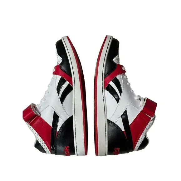 Reebok BB4500 Hi Top White/Black/Vector Red Sz 9 Reebok BB4500 Hi Top White/Black/Vector Red Sz 9 - realvibe.in main image 4